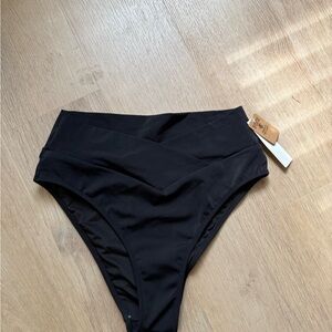 NWT Victoria Secret Small black swim bottom